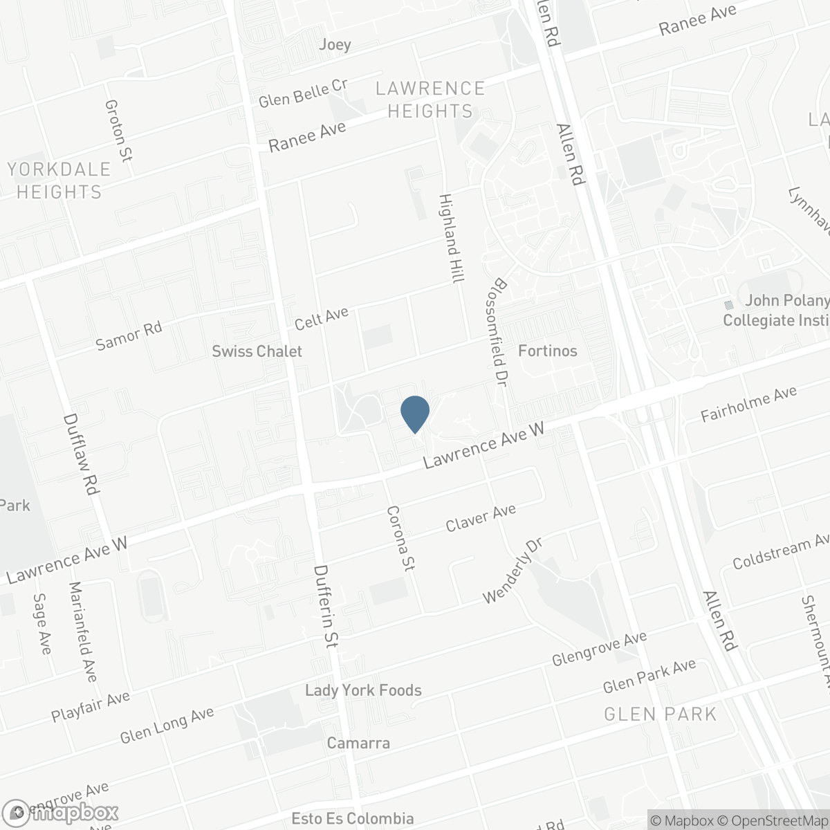 221 - 760 LAWRENCE AVENUE W, Toronto, Ontario M6A 3E7